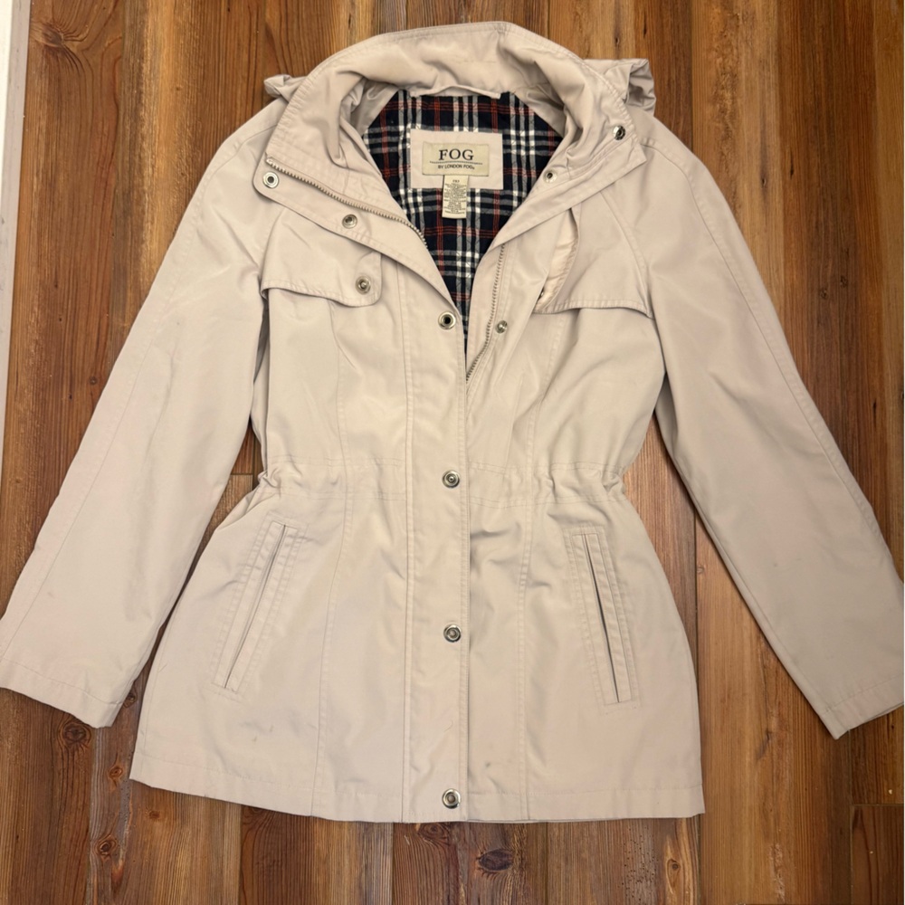 London Fog Light Tan Utility Jacket